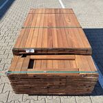 Ca. 188x Guyana Teak Planken Geschaafd, 25x70mm, lengte 185cm